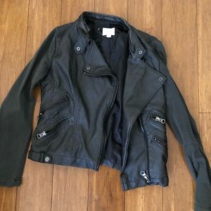 Urban outfitters faux leather jacket